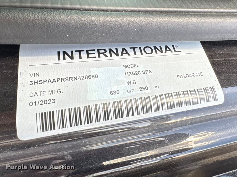 image for item YA2275 2024 International HX520 semi truck