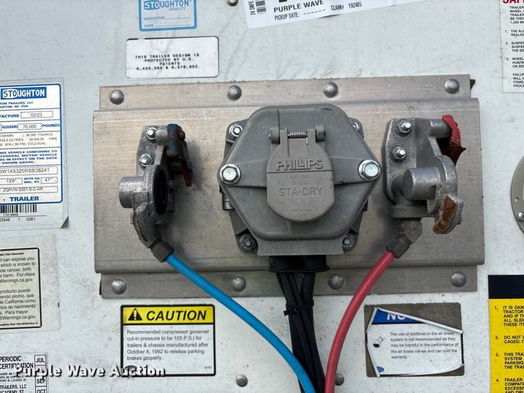 image for item YA2405 2024 Stoughton ZGPVW-535T-S-C-AR dry van trailer