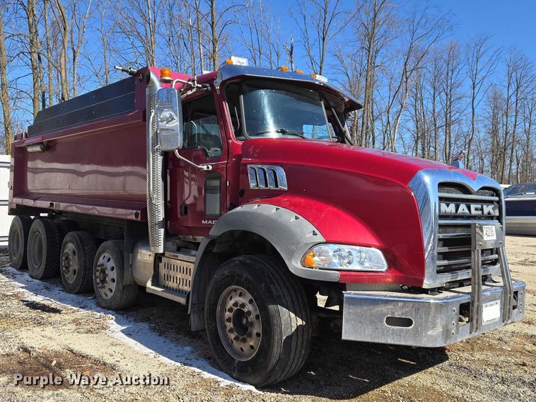 image for item YA2591 2017 Mack GU813 dump truck