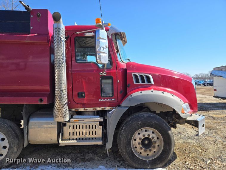 image for item YA2591 2017 Mack GU813 dump truck