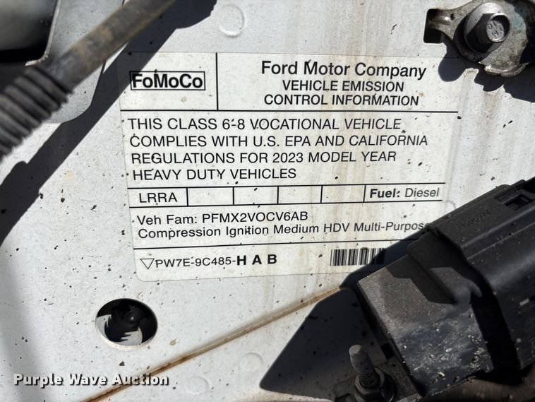 image for item YA2616 2024 Ford F750 utility / service truck