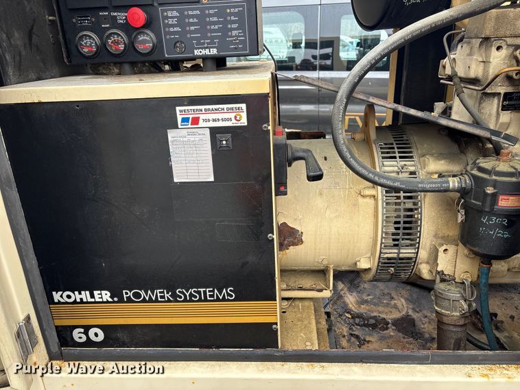 image for item YA2693 2005 Kohler 60REOZJB generator