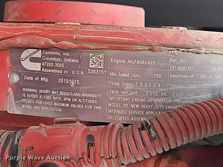 image for item YA2730 2020 Freightliner 114SD volumetric concrete mixer truck