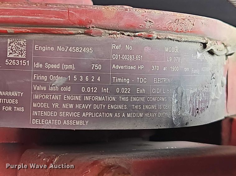 image for item YA2730 2020 Freightliner 114SD volumetric concrete mixer truck