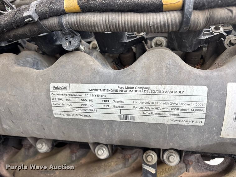 image for item YA2814 2015 Ford F650 Super Duty chipper truck