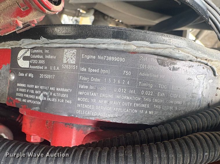 image for item YA2879 2016 Western Star 4700 sewer jetter truck