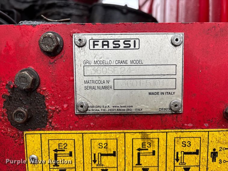 image for item YA2958 2013 Western Star 4700 crane truck