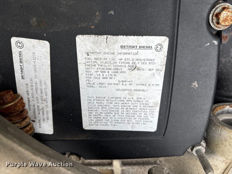 image for item YA2958 2013 Western Star 4700 crane truck