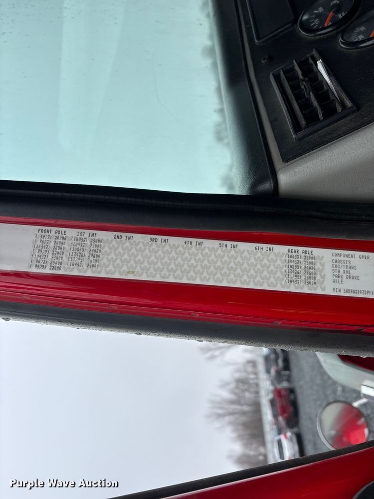 image for item YA2958 2013 Western Star 4700 crane truck