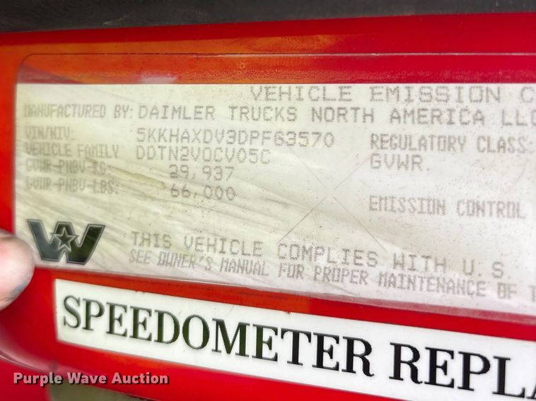 image for item YA2958 2013 Western Star 4700 crane truck