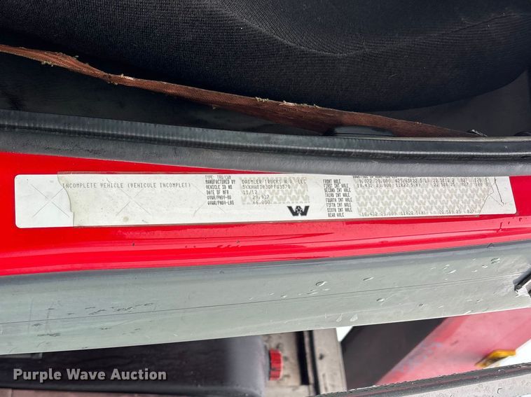 image for item YA2958 2013 Western Star 4700 crane truck