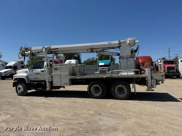 image for item YA3042 1995 Chevrolet Kodiak digger derrick truck