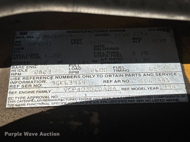 image for item YA3042 1995 Chevrolet Kodiak digger derrick truck