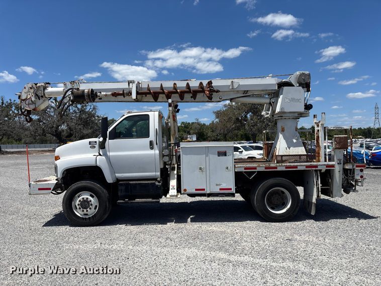 image for item YA3124 2006 GMC C8500 digger derrick truck