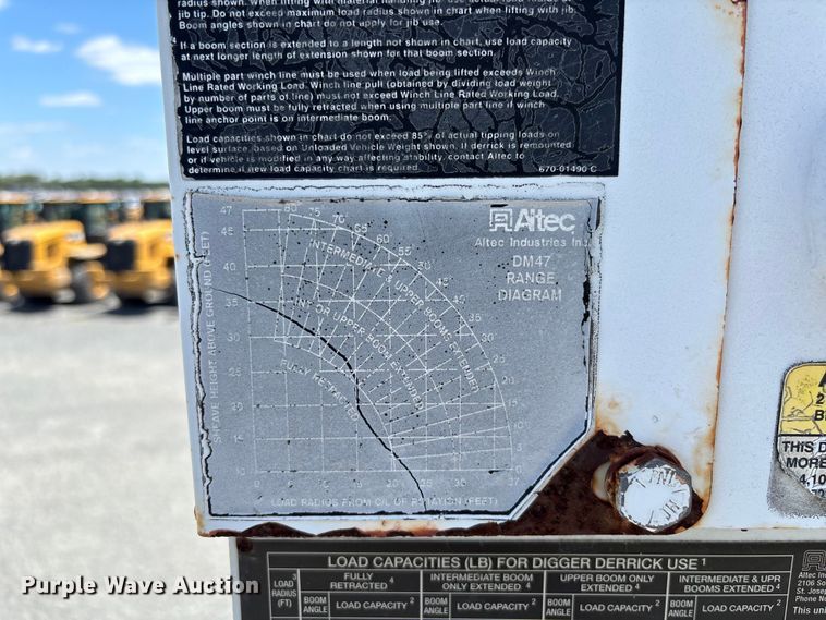 image for item YA3125 2007 GMC C8500 digger derrick truck