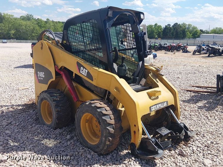 image for item YA3147 2012 Caterpillar 246C skid steer loader