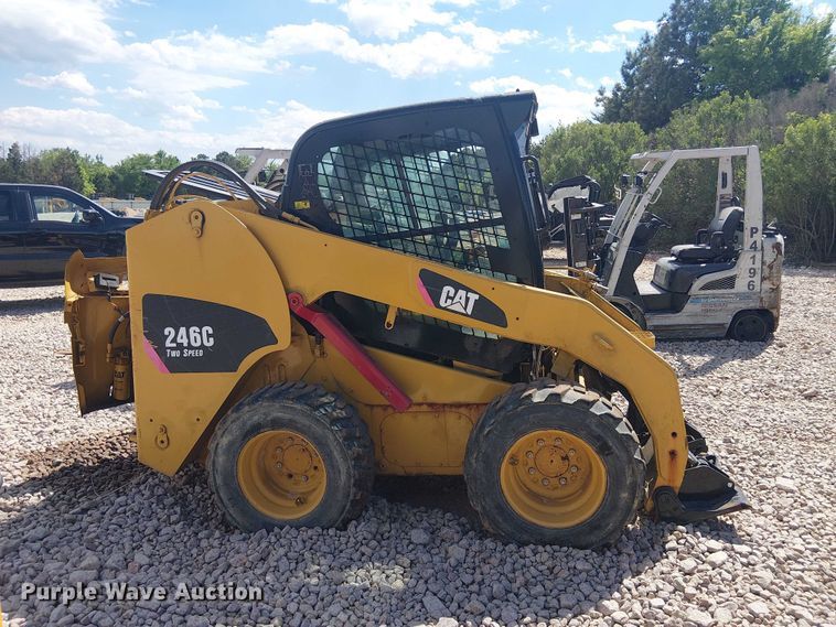 image for item YA3147 2012 Caterpillar 246C skid steer loader