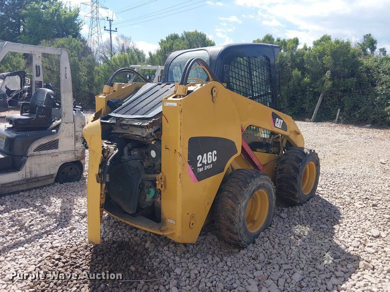 image for item YA3147 2012 Caterpillar 246C skid steer loader