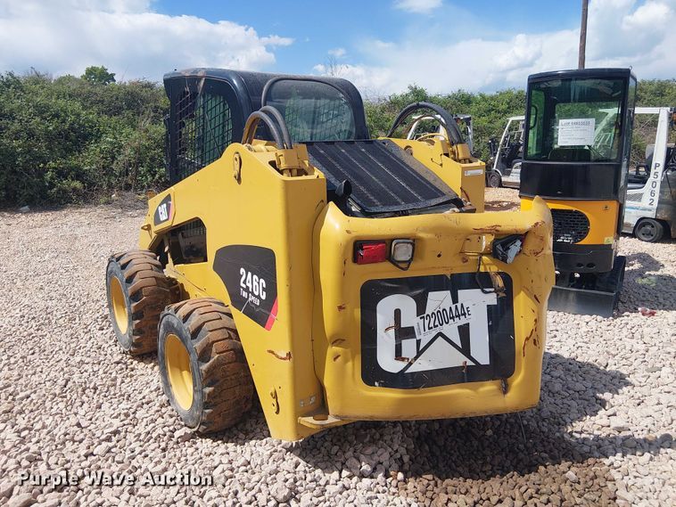image for item YA3147 2012 Caterpillar 246C skid steer loader
