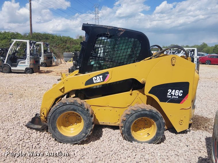 image for item YA3147 2012 Caterpillar 246C skid steer loader