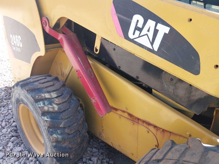 image for item YA3147 2012 Caterpillar 246C skid steer loader
