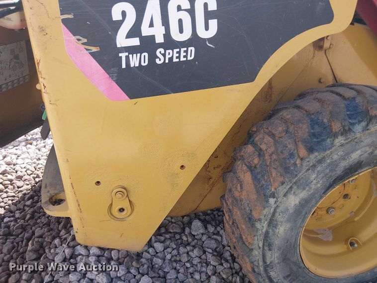 image for item YA3147 2012 Caterpillar 246C skid steer loader
