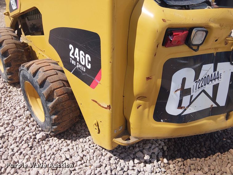 image for item YA3147 2012 Caterpillar 246C skid steer loader