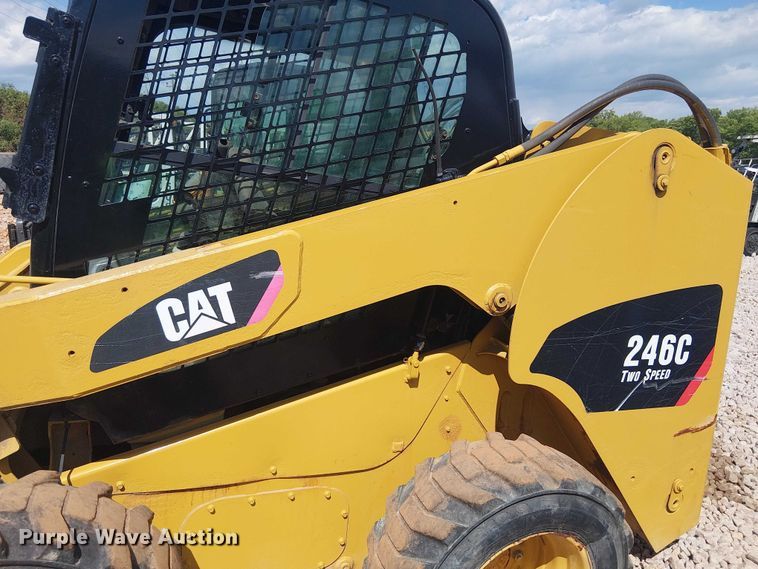 image for item YA3147 2012 Caterpillar 246C skid steer loader