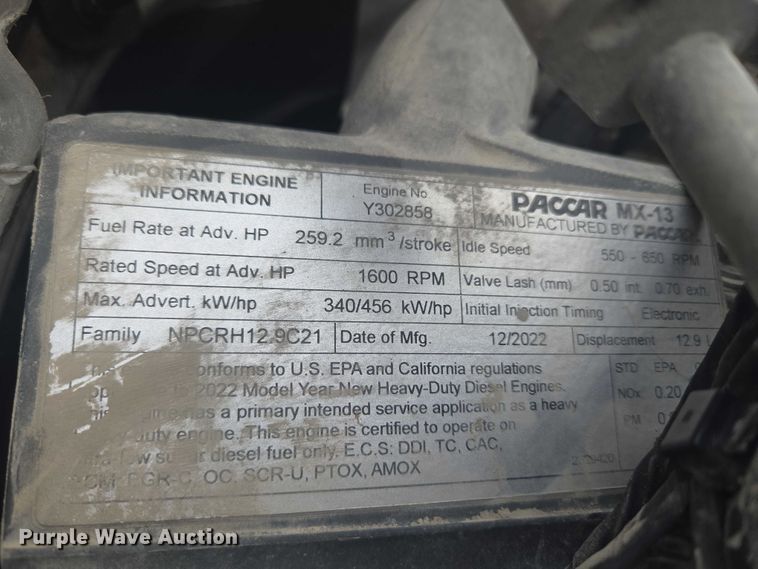 image for item YA3166 2024 Kenworth T880 dump truck