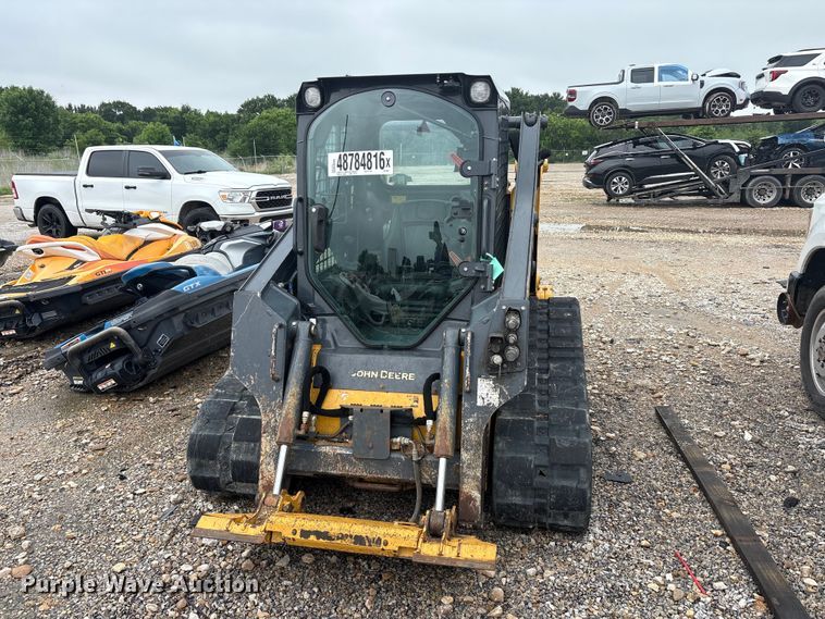 image for item YA3323 2020 John Deere 317G tracked skid steer loader
