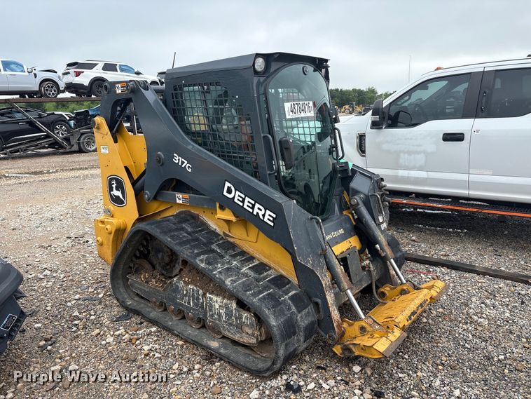 image for item YA3323 2020 John Deere 317G tracked skid steer loader