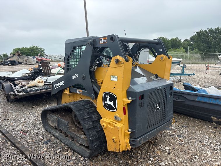 image for item YA3323 2020 John Deere 317G tracked skid steer loader