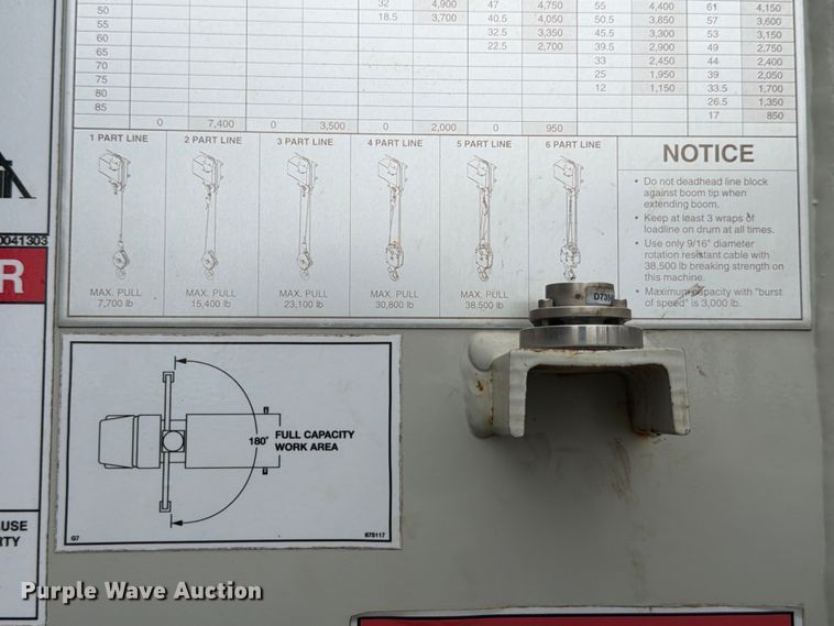 image for item YA3362 2015 Peterbilt 365 crane truck