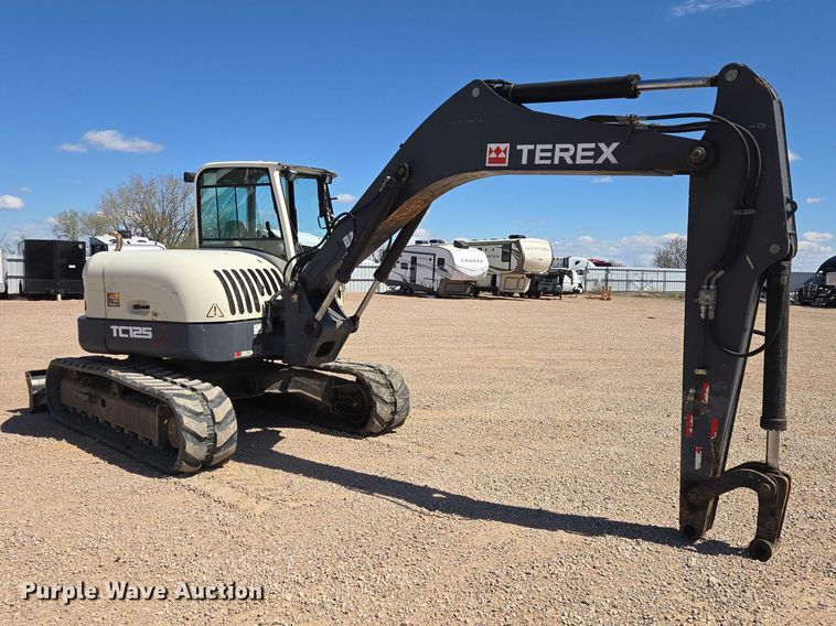 image for item YA3417 2012 Terex TC125 mini excavator