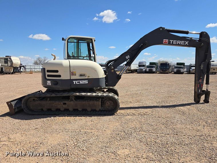 image for item YA3417 2012 Terex TC125 mini excavator