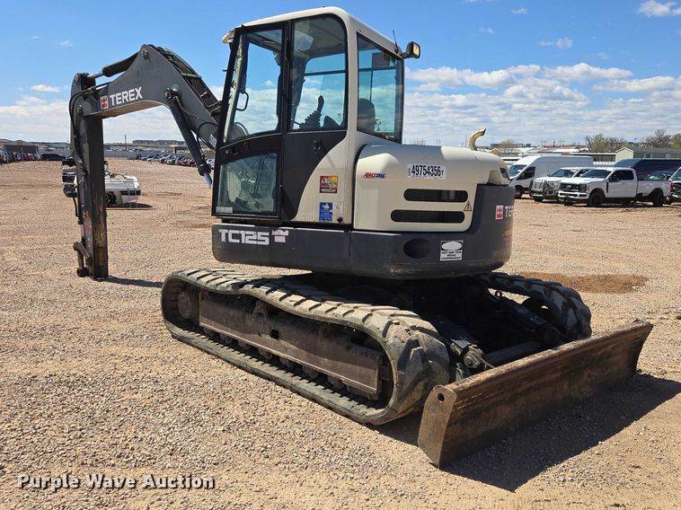 image for item YA3417 2012 Terex TC125 mini excavator