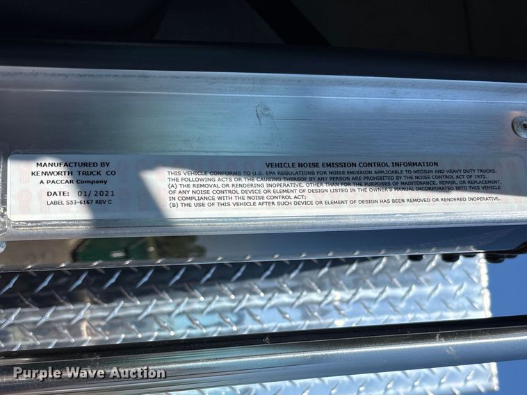 image for item DT0177 2022 Kenworth T3 infrared pothole patcher truck