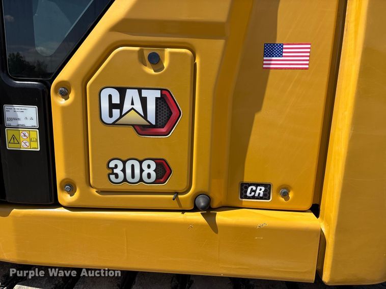 image for item DT0234 2021 Caterpillar 308 CR mini excavator