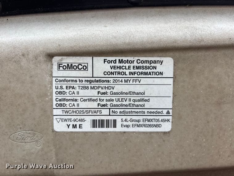 image for item DT0240 2014 Ford E350 van