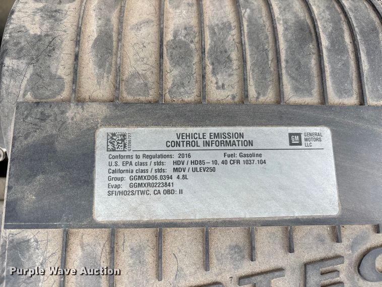 image for item DT0241 2016 Chevrolet Express 3500 van