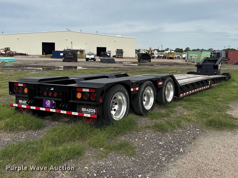 image for item DV8506 2025 Brazos 55T-26WLB lowboy equipment trailer