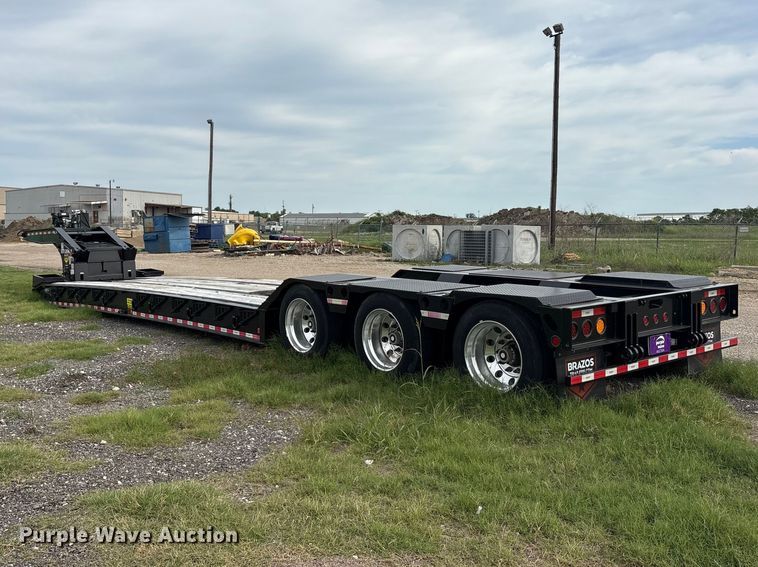 image for item DV8506 2025 Brazos 55T-26WLB lowboy equipment trailer