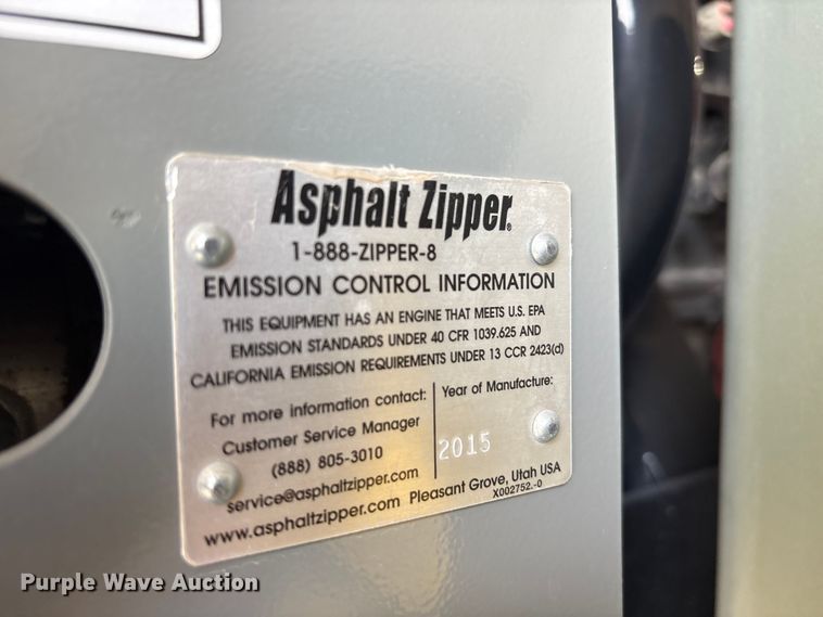 image for item DV8507 2015 Asphalt Zipper AZ500 cold planer