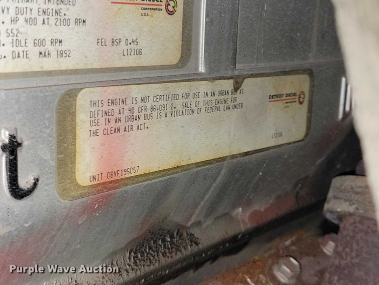 image for item DZ7050 1992 Pierce Manufacturing Arrow pumper fire truck