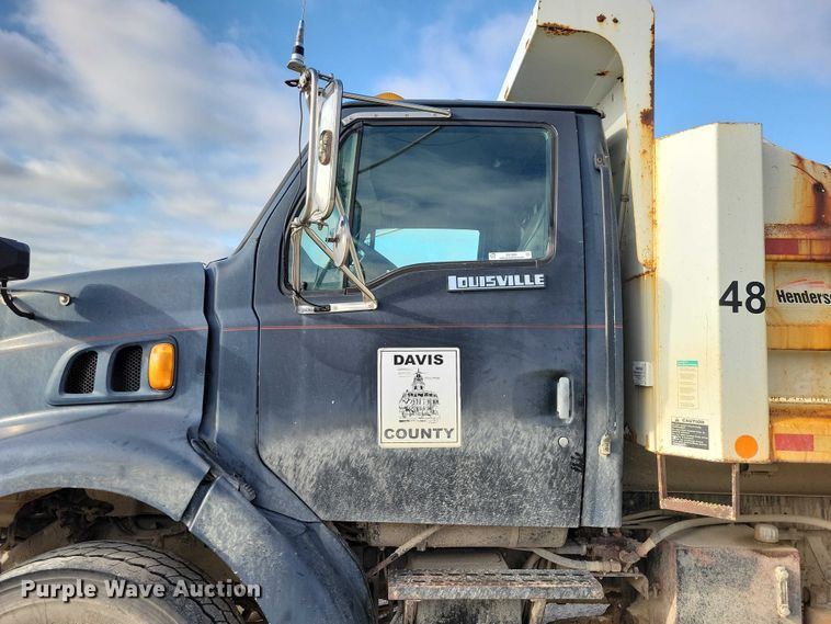 image for item DZ7064 1997 Ford L8501 dump truck
