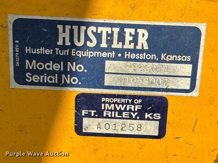 image for item EA4831 Hustler 3200 ZTR lawn mower