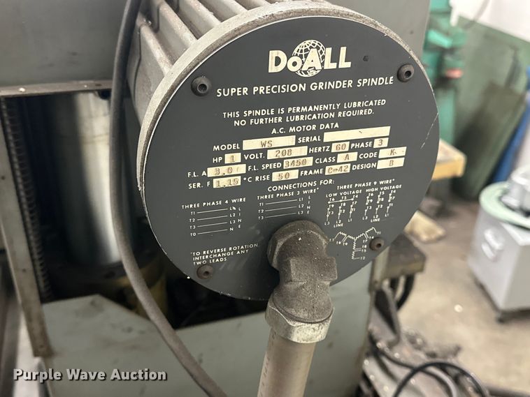image for item EA4849 DoALL VS612-2 grinder