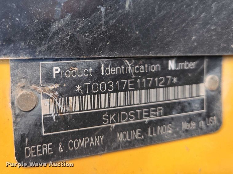 image for item EB1435 2005 John Deere 317 skid steer loader