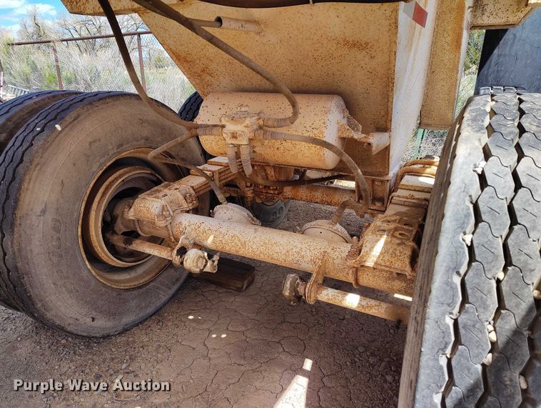 image for item ED0062 1975 Shop built end dump trailer