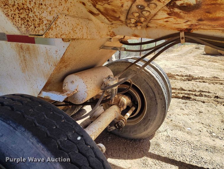 image for item ED0062 1975 Shop built end dump trailer